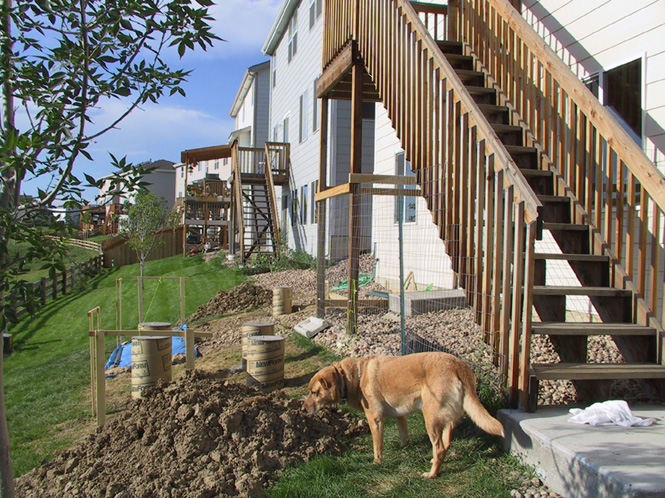 04 - Leo with First Concrete Piers